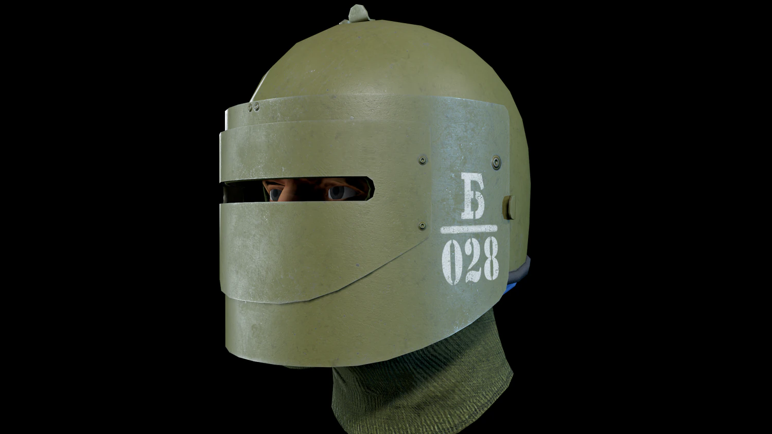 heavy helmet maska-1 sch 3D Model .c4d .max .obj .3ds .fbx .stl .blend 
