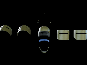 heavy helmet maska-1 sch 3D Модель