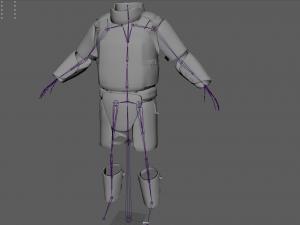assault heavy armor vest 3Dモデル