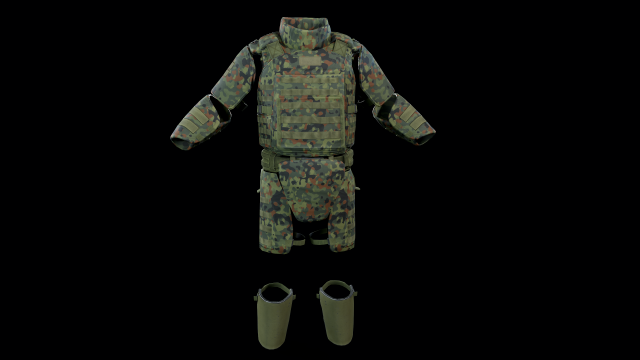 Woman - Military Outfit 5 - Modular - Rigged in Characters - UE Marketplace