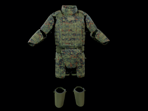 assault heavy armor vest 3Dモデル