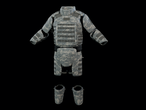 assault heavy armor vest 3Dモデル