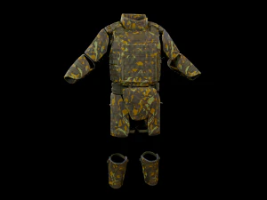 menyerang rompi baju besi berat Model 3D