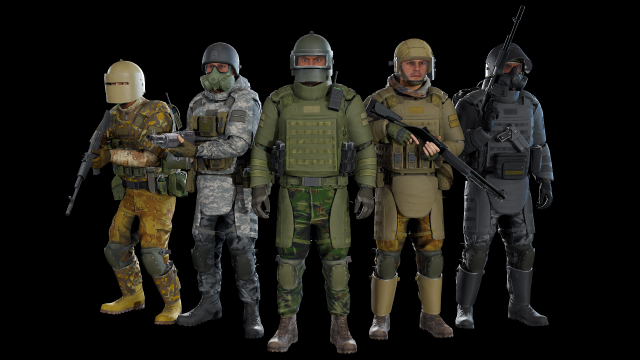 assault 3D Модель .c4d .max .obj .3ds .fbx .stl .blend 