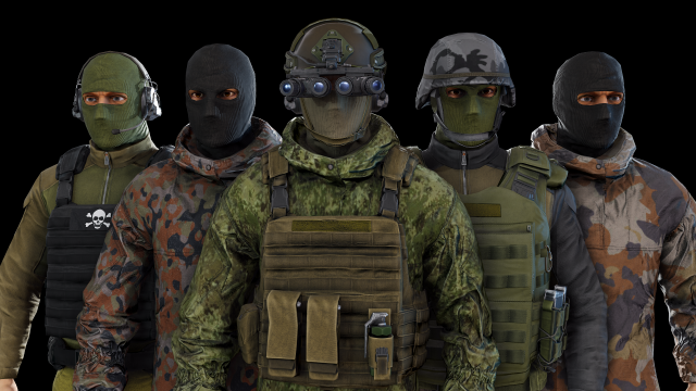 Terrorist Model 3D .c4d .max .obj .3ds .fbx .stl .blend 