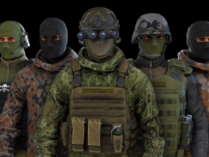 Terrorist 3D Model