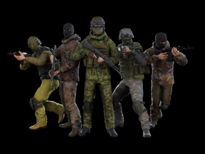 Terrorist Model 3D