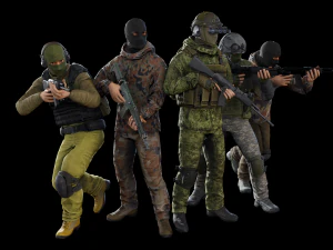 Terrorista Modelo 3D