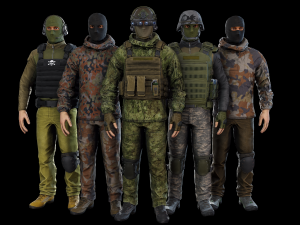 Terrorist Model 3D