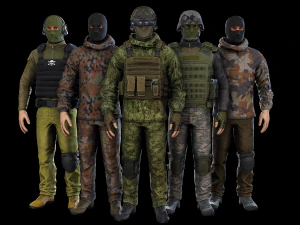 Terrorista Modelo 3D