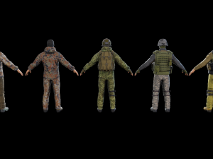 Terrorist Model 3D