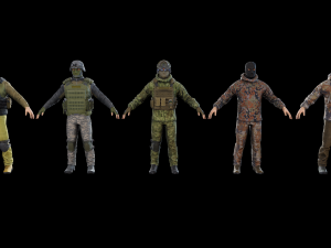 Terrorist Model 3D