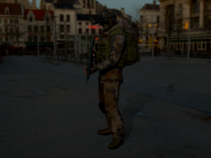Terrorist Model 3D