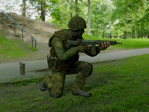 Terrorista Modelo 3D