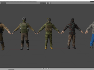 Terrorist Model 3D