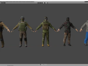 Terrorista Modelo 3D