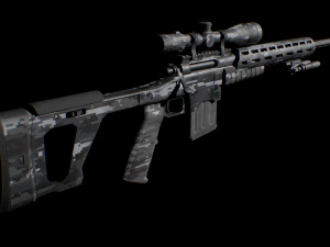 Sluipschuttersgeweer 3D Model
