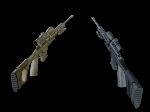 Sniper Rifle Modelo 3D