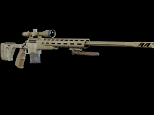Sniper Rifle Modelo 3D