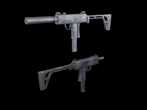 Submachine-gun 3D Model