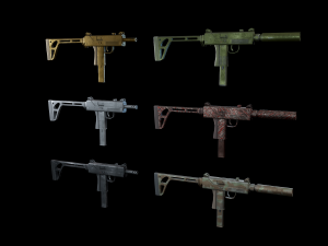 Submachine-gun 3D-Modell