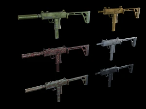 Submachine-gun 3D Model
