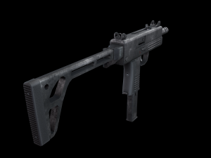 Submachine-gun 3D-Modell