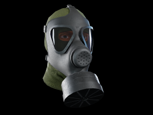 Gasmask M65 3D Модель