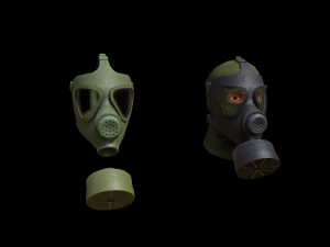 M&aacute;scara de g&aacute;s M65 Modelo 3D