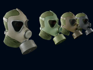 M&aacute;scara de g&aacute;s M65 Modelo 3D