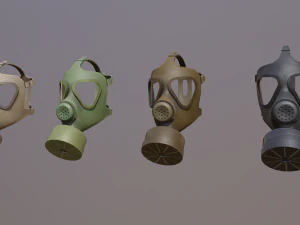 M&aacute;scara de g&aacute;s M65 Modelo 3D