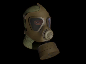 M&aacute;scara de g&aacute;s M65 Modelo 3D