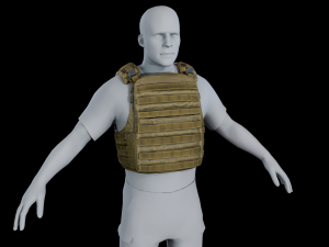 Flak Vest 3D Model