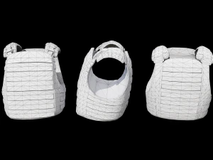 Flak Vest 3D Model