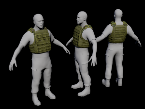 Flak Vest 3D Модель