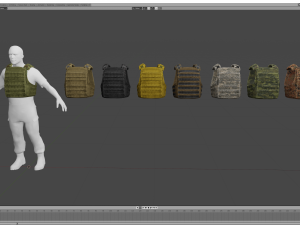 Flak Vest 3D Модель