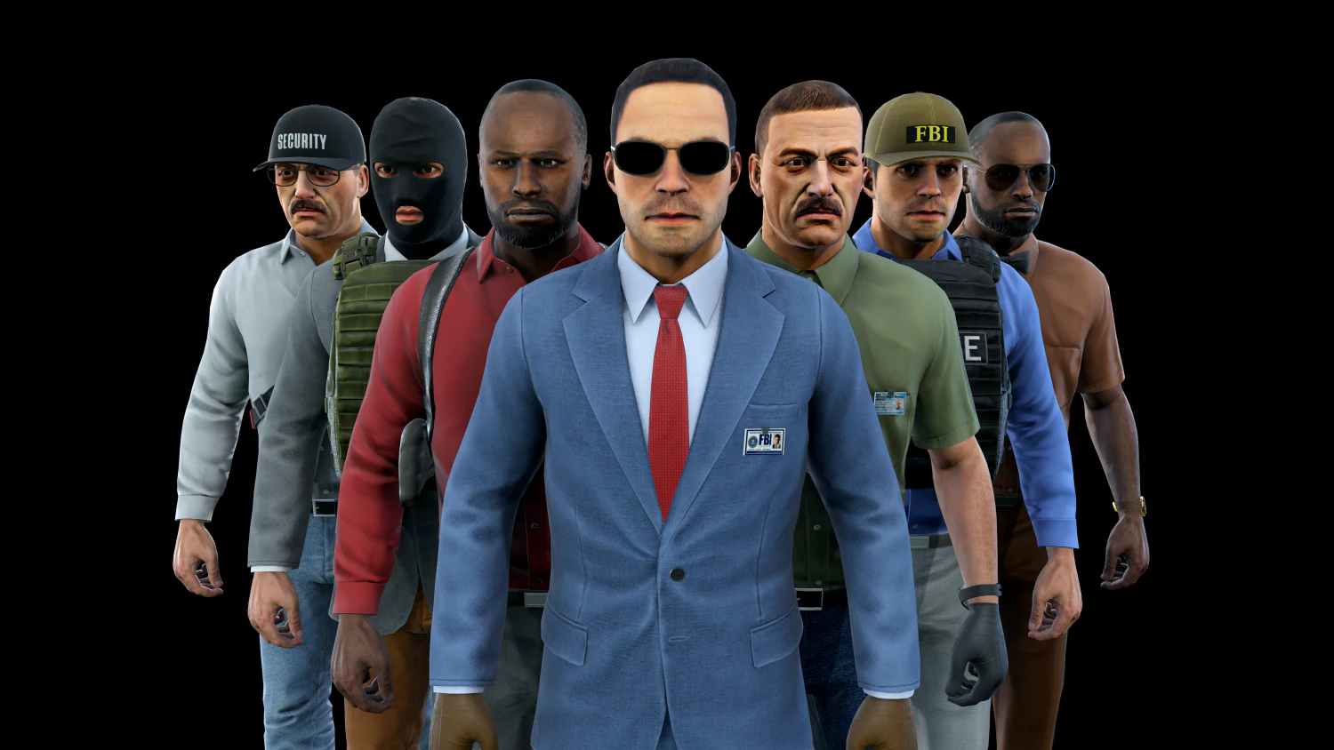 Special Agent 3D Model .c4d .max .obj .3ds .fbx .stl .blend 