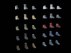 Sci-Fi Boots Modelo 3D