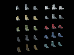 Чоботи для наукової фантастики 3D Модель