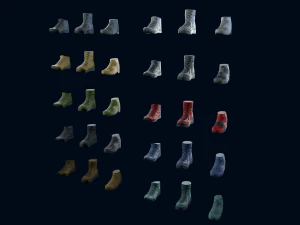 Чоботи для наукової фантастики 3D Модель