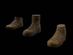 Чоботи для наукової фантастики 3D Модель