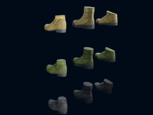 Чоботи для наукової фантастики 3D Модель