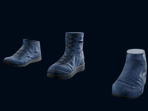 Чоботи для наукової фантастики 3D Модель