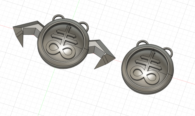 bloodrayne pendant 3D Принт Модель .c4d .max .obj .3ds .fbx .stl .blend 