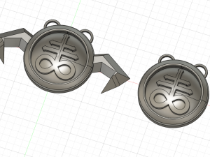 bloodrayne pendant 3D Print Model
