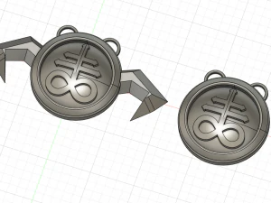 pingente de raio de sangue Modelo de Impressão 3D