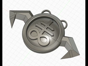 bloodrayne pendant 3D Print Model