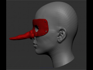 fujita dorohedoro tengu mask 3D-Druckmodell