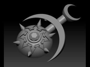 chaos gods symbol pendant 3D 打印模型