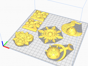 chaos gods symbol pendant 3D 打印模型